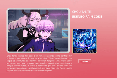 Chou Tantei Jikenbo Rain Code - ActionFigure Brasil