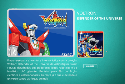 Voltron: Defender of the Universe - ActionFigure Brasil