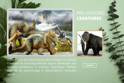 Criaturas pré-históricas (Pre-Historic Creatures) - ActionFigureWorld