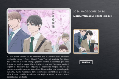 30 Sai Made Doutei da to Mahoutsukai ni Narerurashii - ActionFigure Brasil