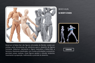 Body-kun & Body-chan - ActionFigure Brasil