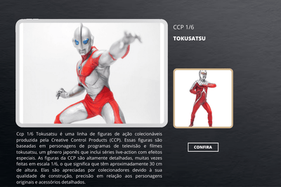 Ccp 1/6 Tokusatsu - ActionFigure Brasil