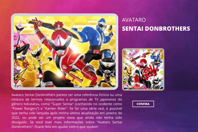 Avataro Sentai Donbrothers - ActionFigure Brasil