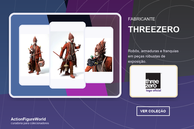 Coleção Threezero na ActionFigureWorld