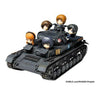 Girls und Panzer - Girls und Panzer der Film - PzKpfw.IV Ausf.D - 1/35 - Team Ankou w/Deformed Team Ankou (Panzer Jacket Ver.) (Platz)ㅤ