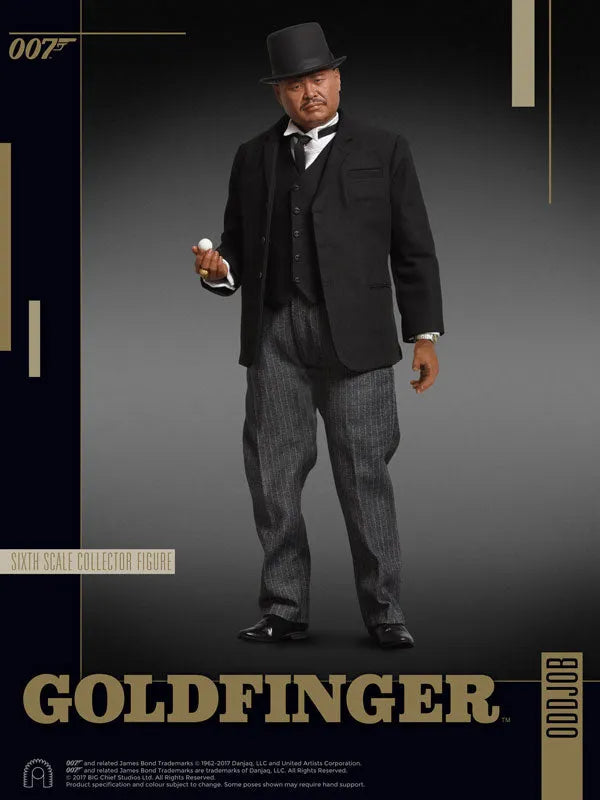007 Goldfinger - 1/6 Scale Figure: Oddjobㅤ – Big Chief Studios – ActionFigure Brasil