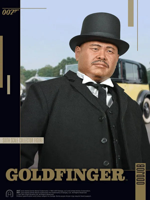 007 Goldfinger - 1/6 Scale Figure: Oddjobㅤ – Big Chief Studios – ActionFigure Brasil