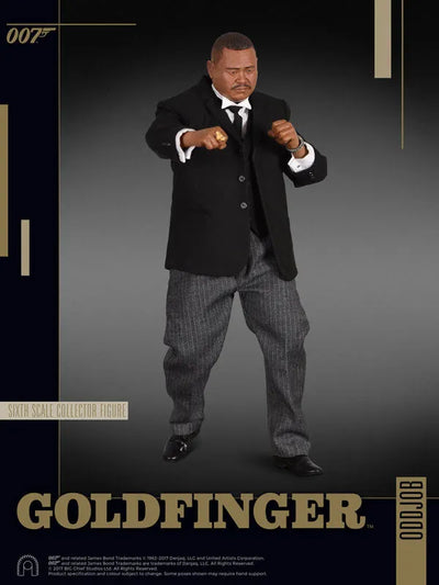 007 Goldfinger - 1/6 Scale Figure: Oddjobㅤ – Big Chief Studios – ActionFigure Brasil — com base expositora