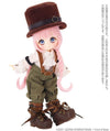 Picco Neemo 1/12 Lil'Fairy -Side Buckle Ribbon Boots- Light Brown x Brown (DOLL ACCESSORY)ㅤ