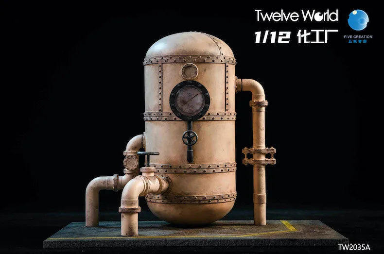 1/12 Abandoned Factory Tank Diorama Aㅤ – Twelve World – ActionFigure Brasil