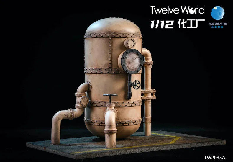 1/12 Abandoned Factory Tank Diorama Aㅤ – Twelve World – ActionFigure Brasil