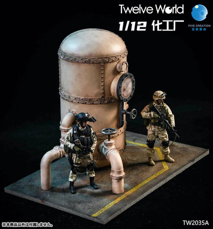 1/12 Abandoned Factory Tank Diorama Aㅤ – Twelve World – ActionFigure Brasil