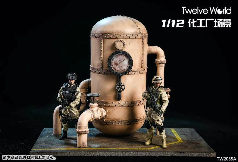 1/12 Abandoned Factory Tank Diorama Aㅤ – Twelve World – ActionFigure Brasil