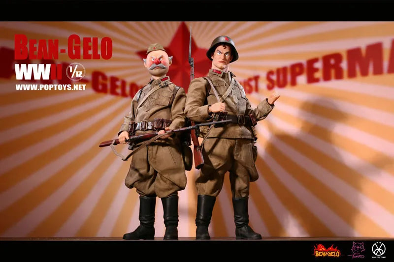 1/12 Bean-Gelo Series Socialist Soldiers 2pk Setㅤ – POPTOYS – ActionFigureBrasil