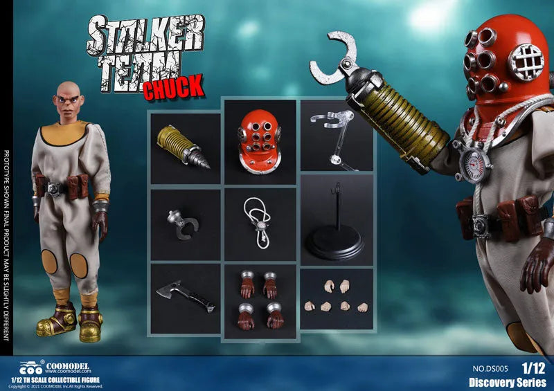 1/12 Discovery Series Stalker Team Chuck Colored Ver.ㅤ – Coomodel – ActionFigureBrasil