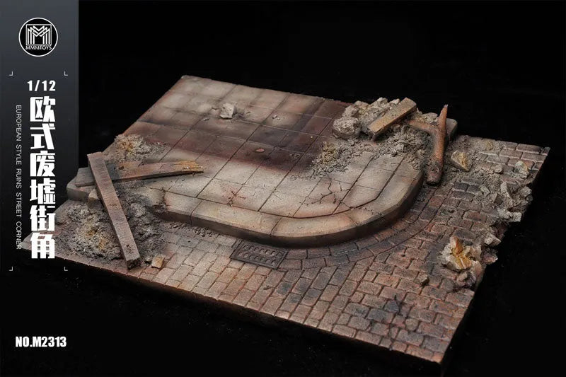 1/12 Europe: Ruined Street Cornerㅤ – MMM Toys – ActionFigureBrasil