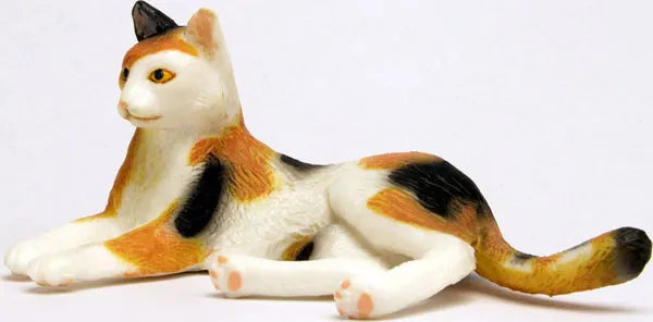 1/12 Japanese Cat Calico Cat (Lying Down)ㅤ – Platz Hobby – ActionFigure Brasil