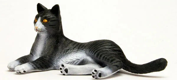 1/12 Japanese Cat Mackerel Tabby (Lying Down)ㅤ – Platz Hobby – ActionFigure Brasil — ângulo diferente
