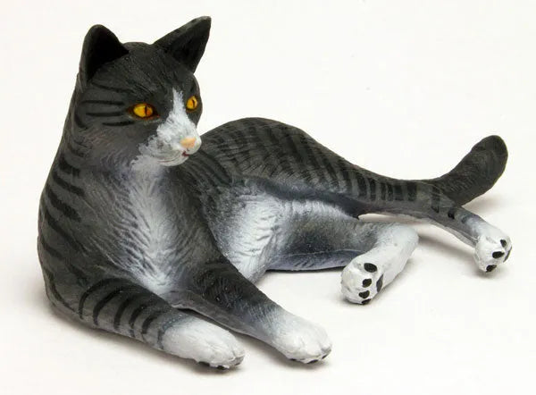 1/12 Japanese Cat Mackerel Tabby (Lying Down)ㅤ – Platz Hobby – ActionFigure Brasil — ângulo diferente