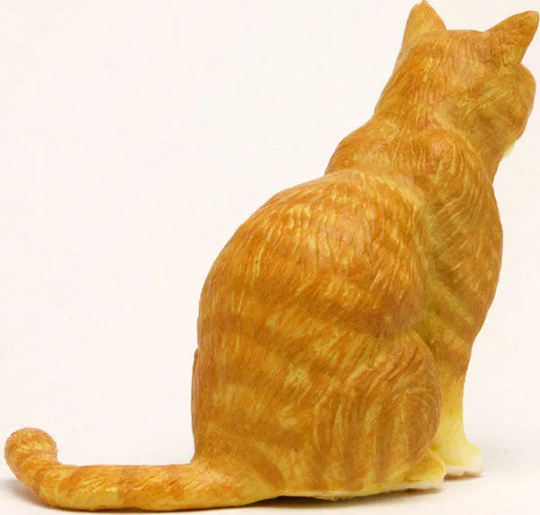1/12 Japanese Cat Orange/White Tabby (Sitting)ㅤ – Platz Hobby – ActionFigure Brasil