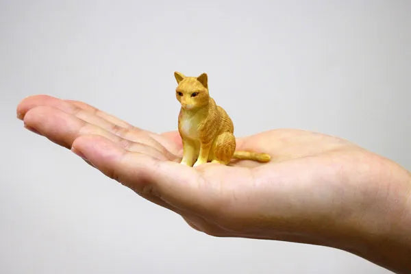 1/12 Japanese Cat Orange/White Tabby (Sitting)ㅤ – Platz Hobby – ActionFigure Brasil