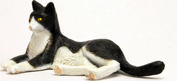 1/12 Japanese Cat Tuxedo Cat (Lying Down)ㅤ – Platz Hobby – ActionFigure Brasil