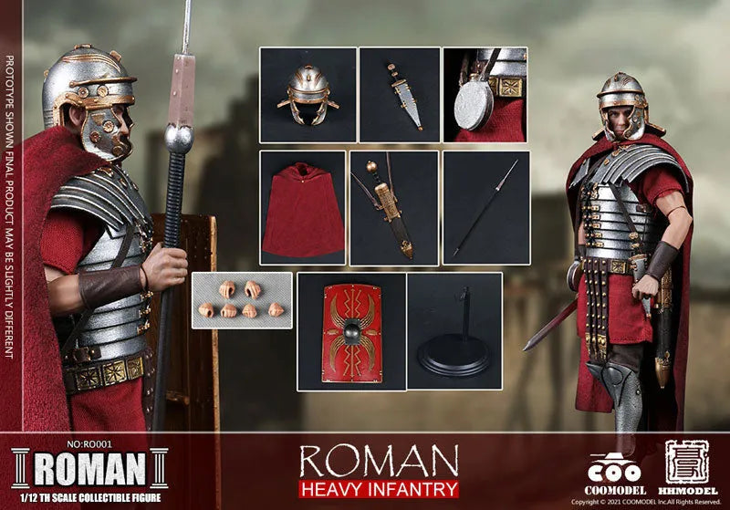 1/12 Roman Heavy Infantryㅤ – Coomodel – ActionFigureBrasil