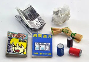 1/12 Scale Railway Accessory Series EK-06 Station Garbage Can (Steel Type)ㅤ – Tomytec – ActionFigure Brasil