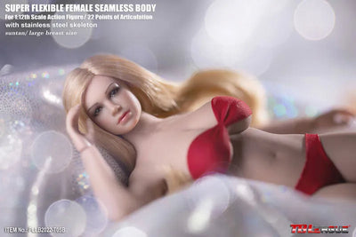 1/12 Super Flexible Female Seamless Body Stainless Steel Skeleton Large Bust Sun Tanned T05Bㅤ – TBLeague – ActionFigureBrasil