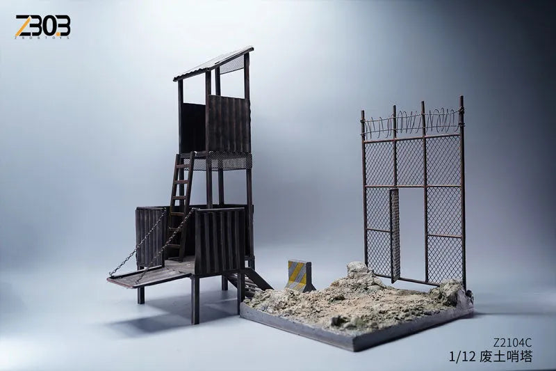 1/12 Wasteland Barricade & Tower Cㅤ – Zbobtoys – ActionFigureBrasil