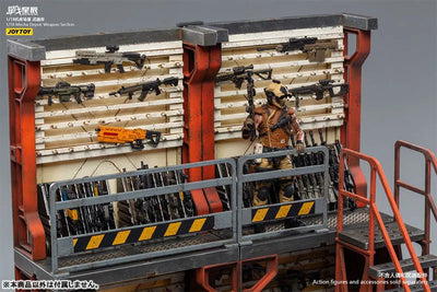 1/18 Battle for the Stars Mecha Depot Weapon Section Dioramaㅤ – JOYTOY – ActionFigureBrasil — close