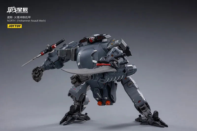 1/18 Battle for the Stars North Firehammer Assault Mechaㅤ – JOYTOY – ActionFigureBrasil