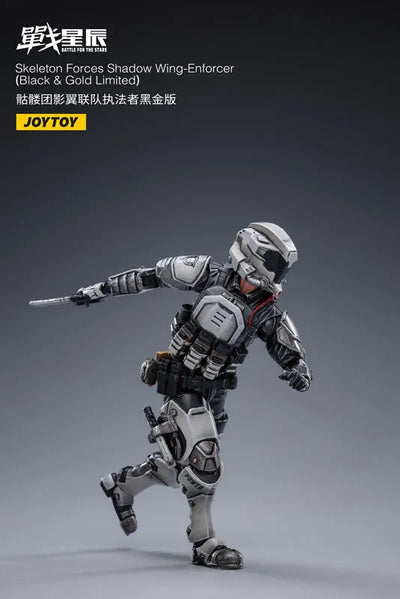1/18 Battle for the Stars Skeleton Forces Shadow Wing-Enforcer (Black & Gold Limited)ㅤ – JOYTOY – ActionFigureBrasil — acessórios