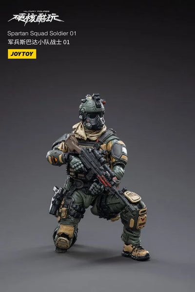 1/18 Hardcore Coldplay Spartan Squad Soldier 01ㅤ – JOYTOY – ActionFigureBrasil — ângulo diferente