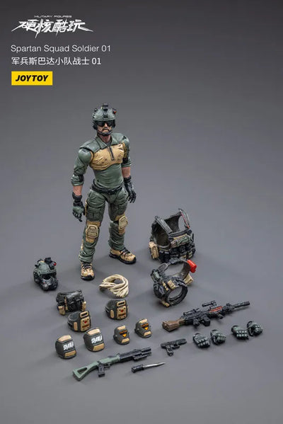 1/18 Hardcore Coldplay Spartan Squad Soldier 01ㅤ – JOYTOY – ActionFigureBrasil — ambientada