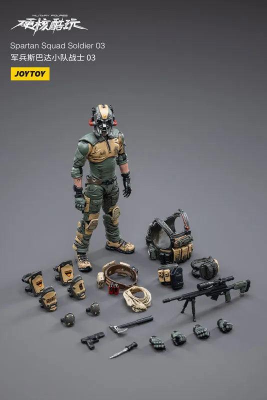 1/18 Hardcore Coldplay Spartan Squad Soldier 03ㅤ – JOYTOY – ActionFigure Brasil