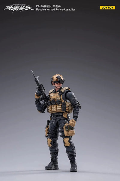 1/18 People's Armed Police - Assaulterㅤ – JOYTOY – ActionFigureBrasil — ângulo diferente