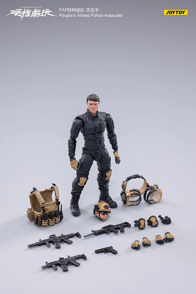 1/18 People's Armed Police - Assaulterㅤ – JOYTOY – ActionFigureBrasil — close