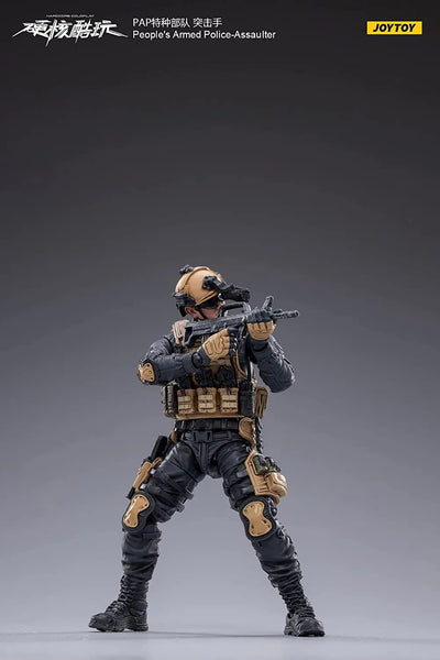 1/18 People's Armed Police - Assaulterㅤ – JOYTOY – ActionFigureBrasil — embalagem