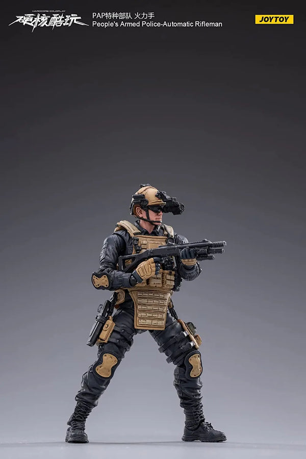 1/18 People's Armed Police - Automatic Riflemanㅤ – JOYTOY – ActionFigureBrasil