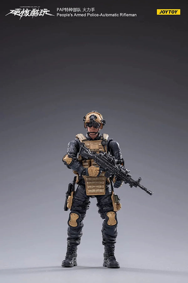 1/18 People's Armed Police - Automatic Riflemanㅤ – JOYTOY – ActionFigureBrasil