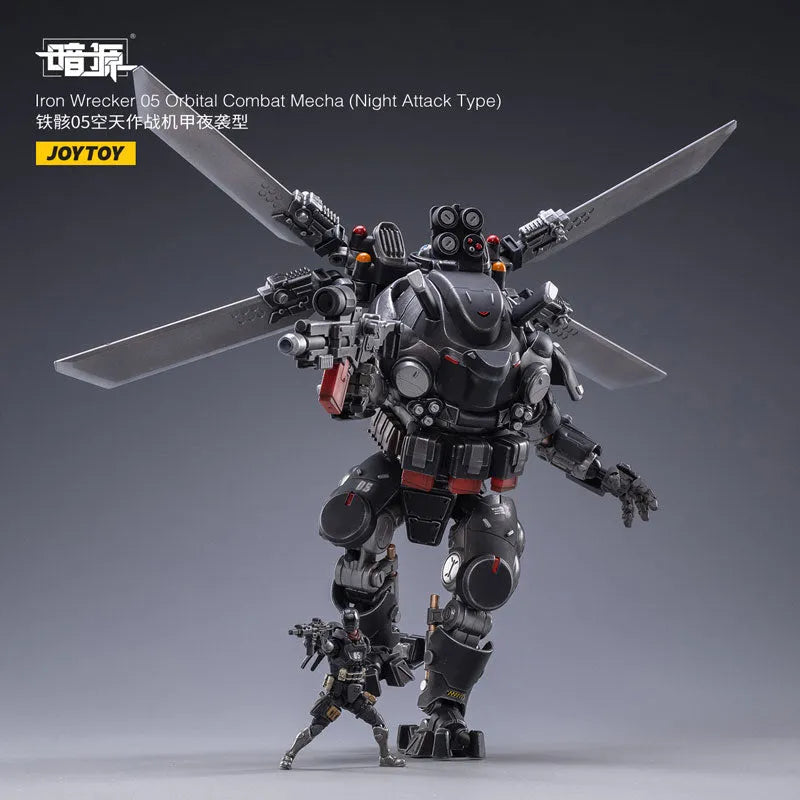1/25 SOURCE Iron Wrecker 05 Orbital Combat Mecha (Night Attack Type)ㅤ – JOYTOY – ActionFigureBrasil