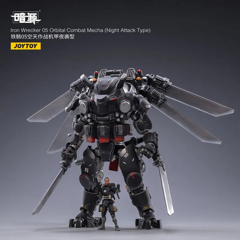 1/25 SOURCE Iron Wrecker 05 Orbital Combat Mecha (Night Attack Type)ㅤ – JOYTOY – ActionFigureBrasil