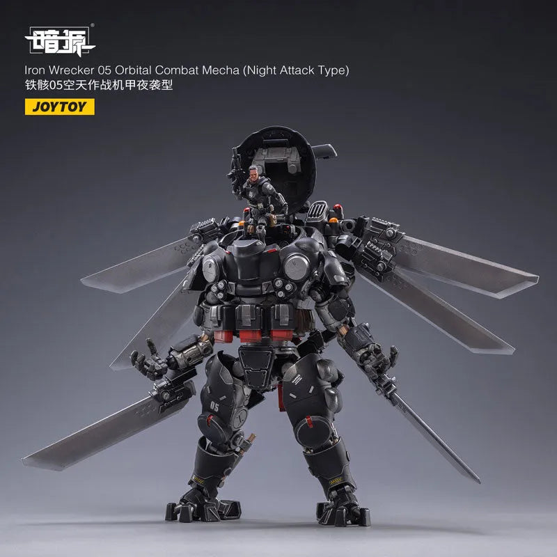 1/25 SOURCE Iron Wrecker 05 Orbital Combat Mecha (Night Attack Type)ㅤ – JOYTOY – ActionFigureBrasil