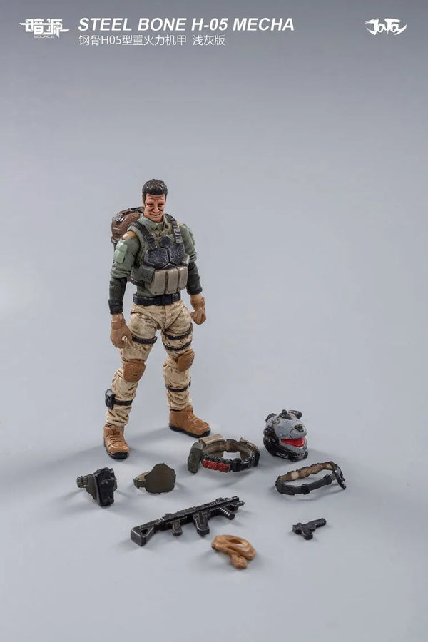 1/25 Steel Bone H05 Heavy Firepower Mecha Grayㅤ – JOYTOY – ActionFigureBrasil