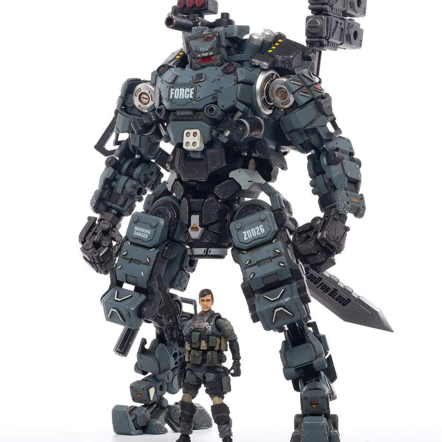 1/25 Steel Bone Steel Bone Classic Armor Mecha Grayㅤ – JOYTOY – ActionFigure Brasil