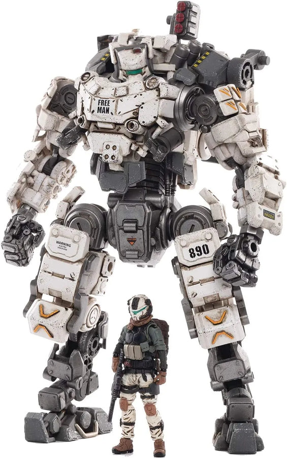 1/25 Steel Bone Steel Bone Classic Armor Mecha Whiteㅤ – JOYTOY – ActionFigure Brasil
