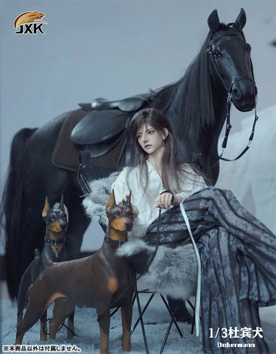 1/3 Doberman Bㅤ – JXK Studio – ActionFigureBrasil — ângulo diferente