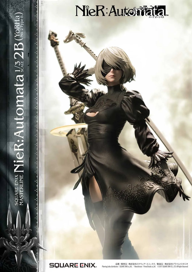 1/3 Scale - 2B (YoRHa No.2 Type B) (Regular Version) NieR:Automata – Prime1Studio – ActionFigure Brasil
