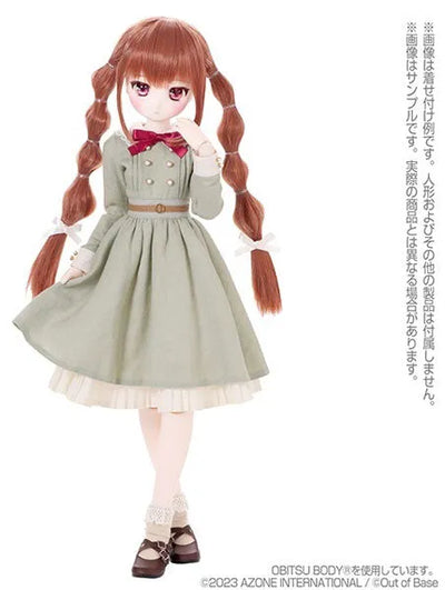 1/3 Scale 45 Fraulein One-piece Dress Grass Green (DOLL ACCESSORY)ㅤ – Azone International – ActionFigureBrasil